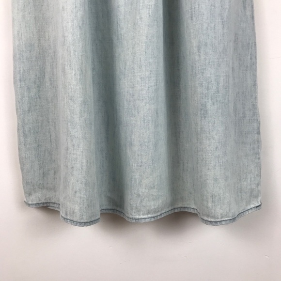 NWOT Anthropologie Michael Stars‎ Off the Shoulder Chambray Dress Size XS - Picture 4 of 10